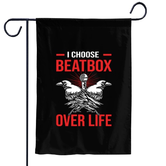 Beatbox Hip Hop Rapper Beatboxing Garden Flags