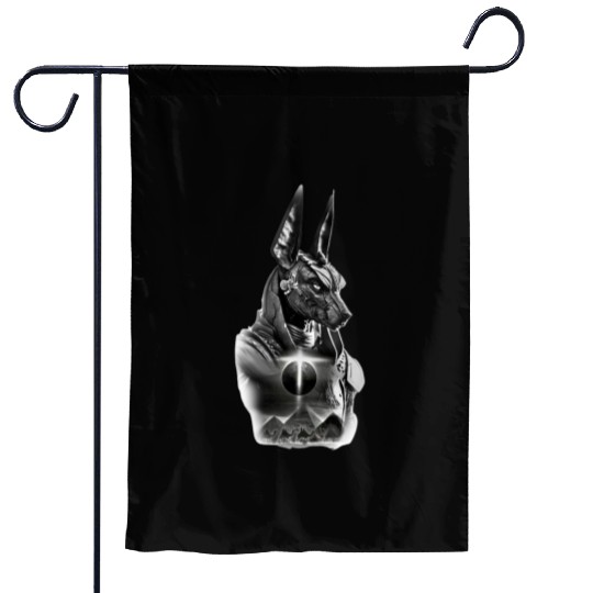 Anubis Eclipse – Dark Pharaoh Warrior Design Garden Flags