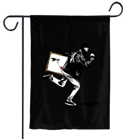 HappyToast Stolen Banksy Garden Flags