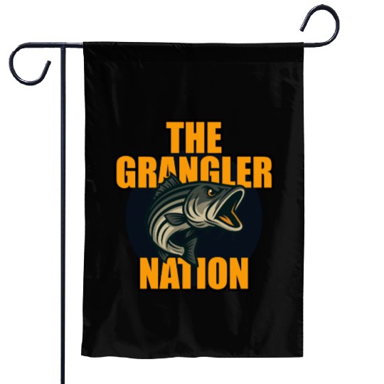 Grangler Nation (Striped Bass) Garden Flags