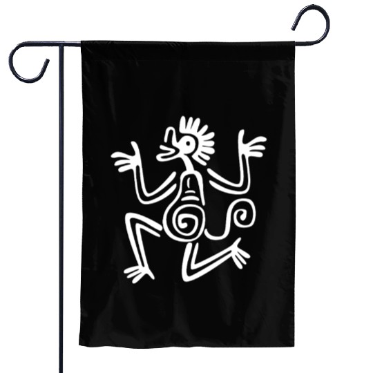 Mayan And Aztec Ancient Monkey Garden Flags