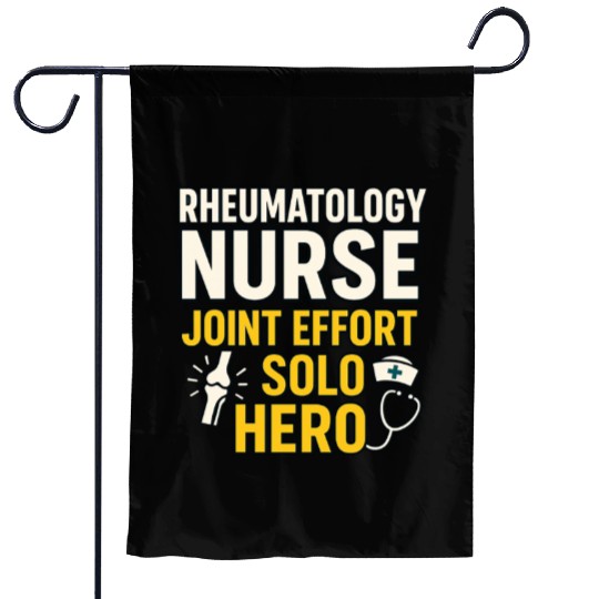 Rheumatology Nurse Funny Garden Flags