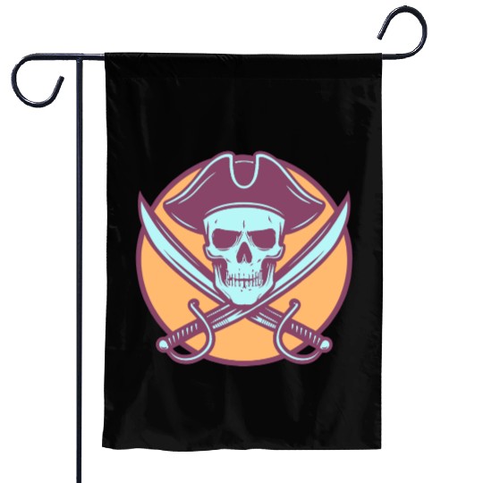 PIRATE SUN Garden Flags