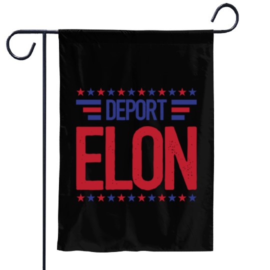 Deport Elon Musk Bumper Anti Fascist Garden Flags