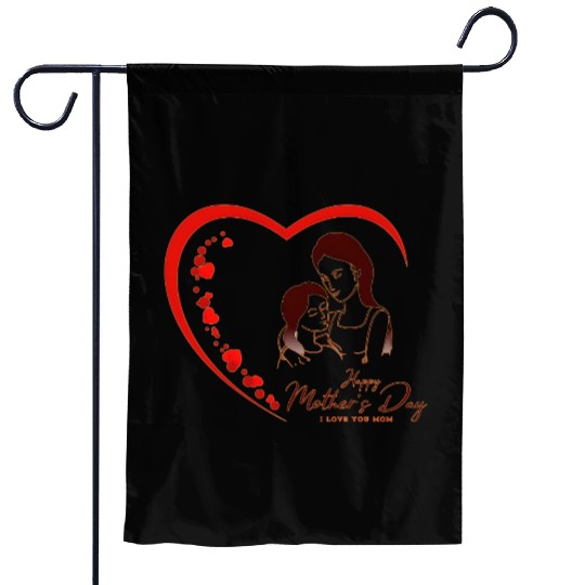 Mother & Daughter Love Heart Mother’s Day Garden Flags