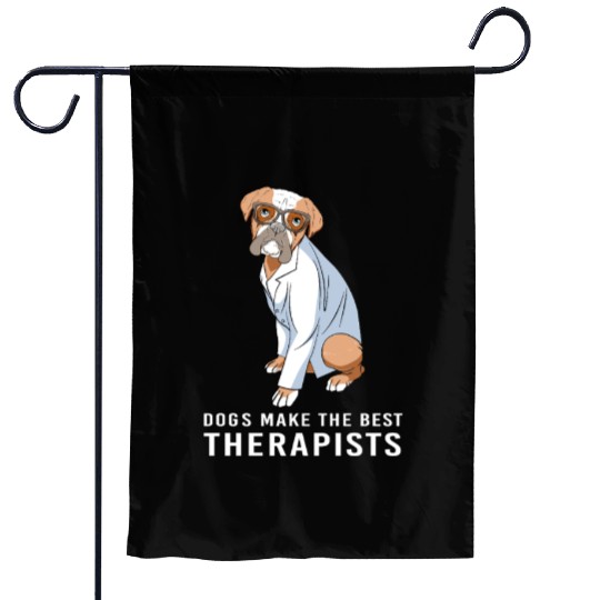 Therapy Dog Psychology Therapist Garden Flags