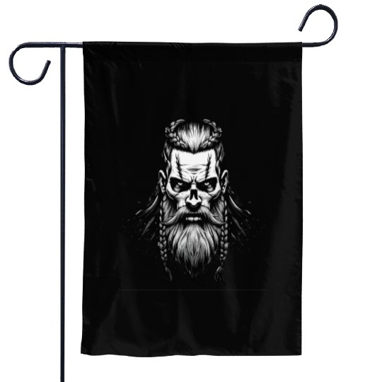 Viking Warrior Man Odin Thor Norman Walhalla Garden Flags