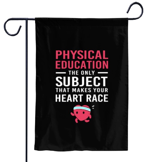 Pe Teacher Physical Education Garden Flags