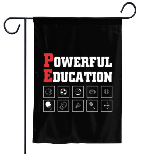 Physical Education Teacher PE Coach Garden Flags