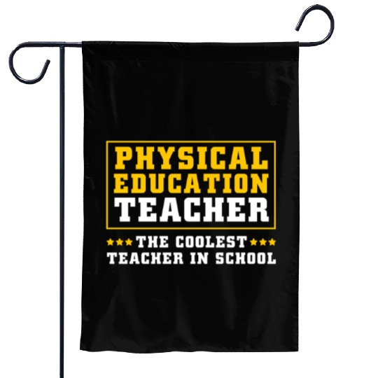 Physical Education Teacher Sports Coach Garden Flags