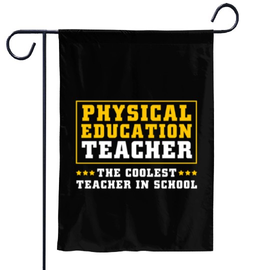 Physical Education Teacher Sports Coach Garden Flags
