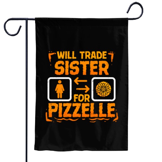 Pizzelle Waffle Will Trade Sister For Pizzelle Garden Flags