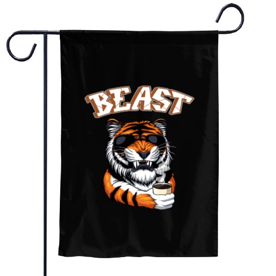 Beast Tiger. Garden Flags