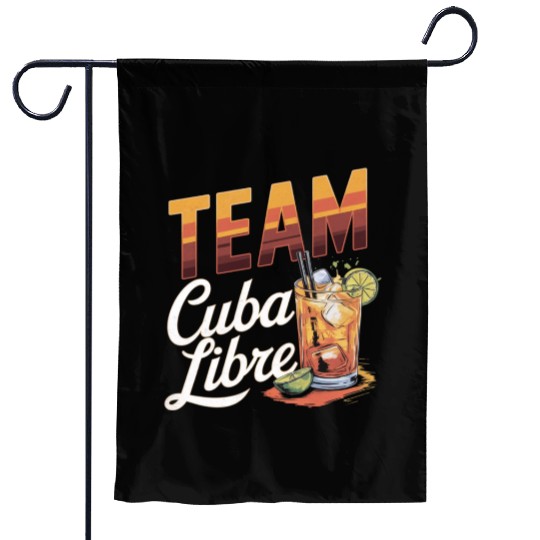 Cocktail Bartender Team Cuba Libre Garden Flags