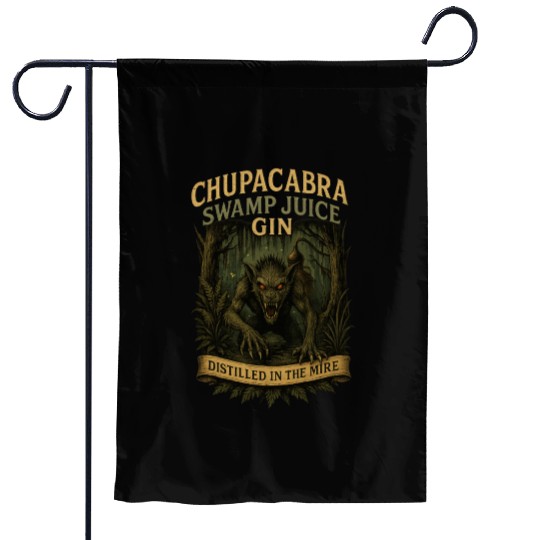 Chupacabra Swamp Juice Gin Garden Flags