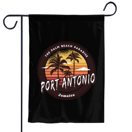 Port Antonio Jamaica - Caribbean Island Paradise Garden Flags