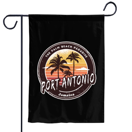 Port Antonio Jamaica - Caribbean Island Paradise Garden Flags