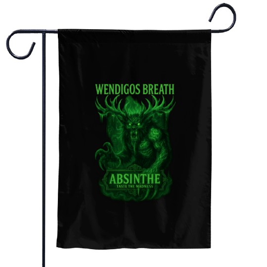 Wendigos Breath Absinthe Mock Liquor Garden Flags