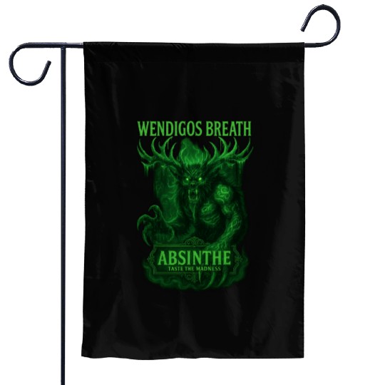 Wendigos Breath Absinthe Mock Liquor Garden Flags
