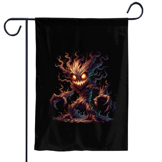 Haunted Tree Monster – Creepy Forest Guardian Garden Flags