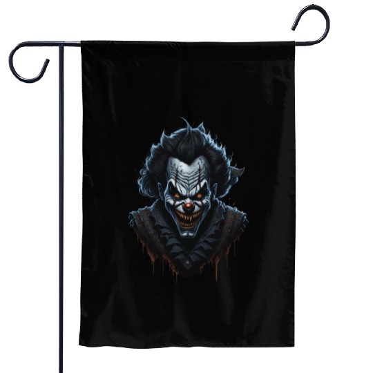 Vampire Skull Realistic Horror Art Garden Flags