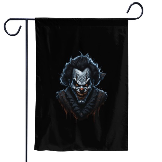 Vampire Skull Realistic Horror Art Garden Flags
