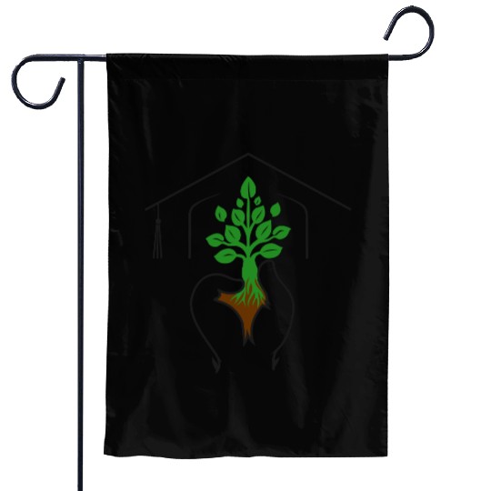Graduate: Celebrate Every Step of Your Evolution Garden Flags