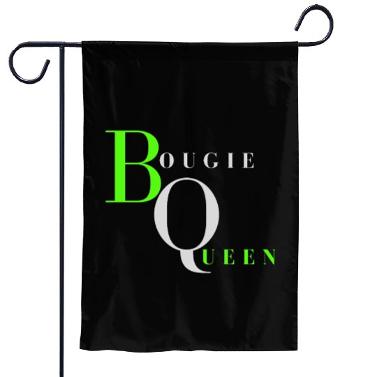 Bougie Queen Lime& Gray Garden Flags