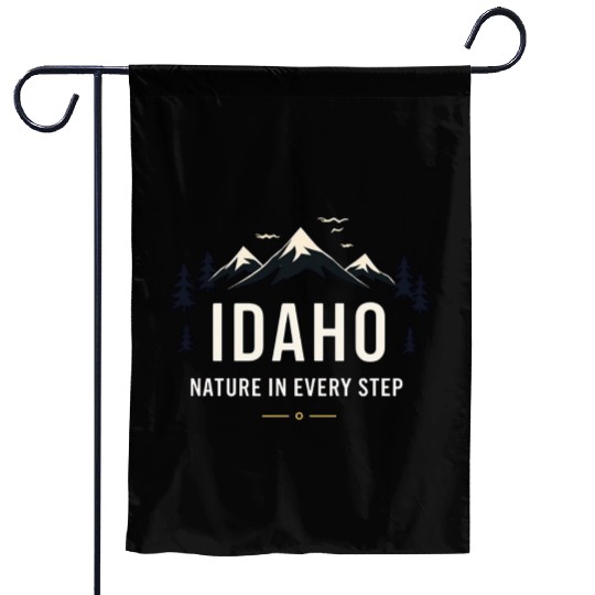 Idaho Nature In Every Step (2) Garden Flags