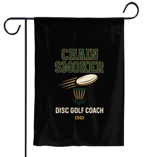 Disc Golf Coach Garden Flags Disc Golf Instructor Frisbee