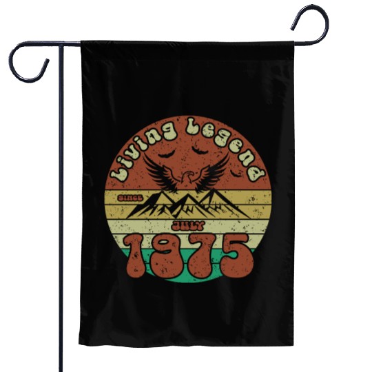 50th birthday Living Legend since VIN 07/1975 Garden Flags