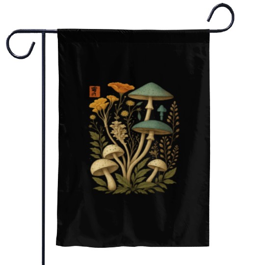 Floral Fusion: Modern Botanical Embrace Garden Flags