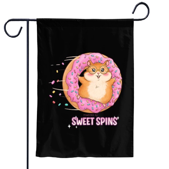 Sweet Spins_ Hamster Garden Flags