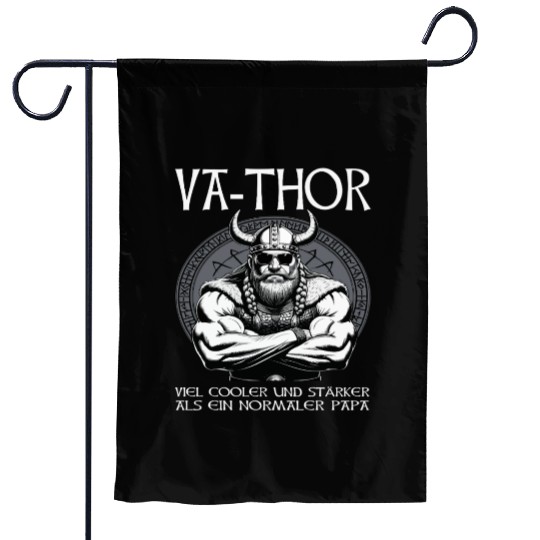 Viking Warrior Man Odin Thor Norman Walhalla Garden Flags
