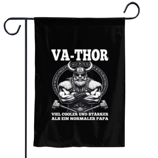 Viking Warrior Man Odin Thor Norman Walhalla Garden Flags
