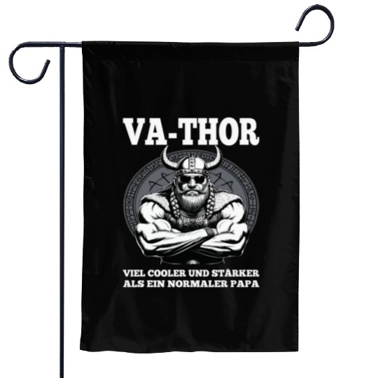 Viking Warrior Man Odin Thor Norman Walhalla Garden Flags