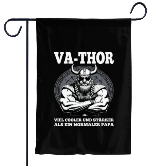 Viking Warrior Man Odin Thor Norman Walhalla Garden Flags