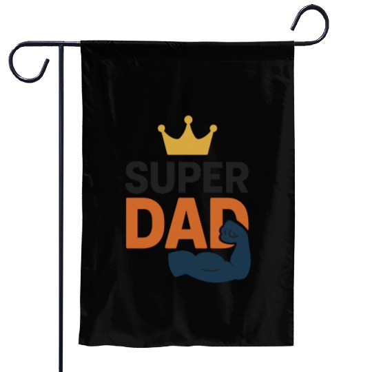 Father's Day gift (super dad) Garden Flags