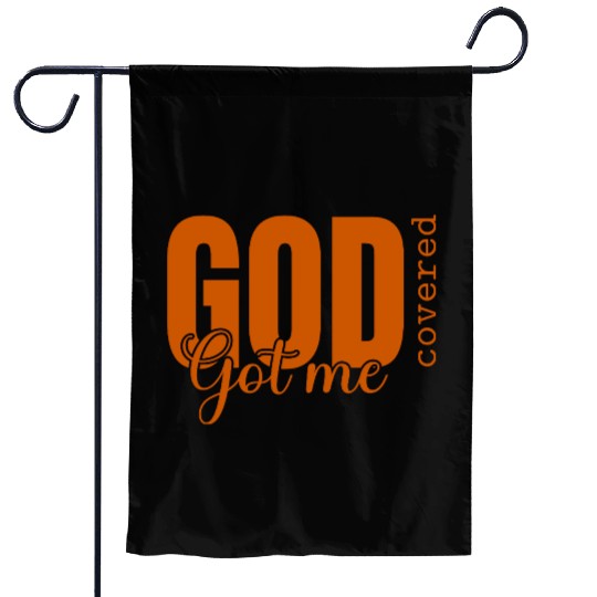God Got Me Covered - Faith-Based Christian Apparel Garden Flags