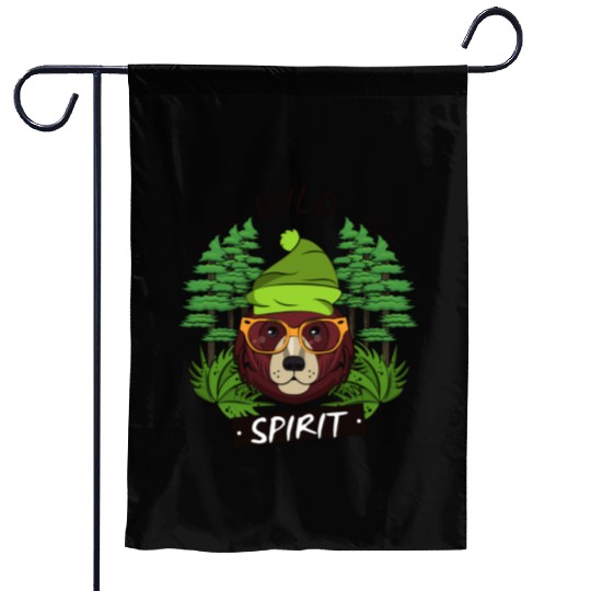 Cool Wild Animal Print Garden Flags