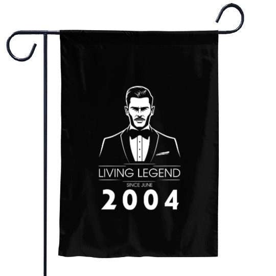 21st birthday Living Legend (GENT) since 06/2004 Garden Flags