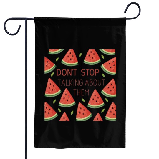 watermelon triangles Garden Flags