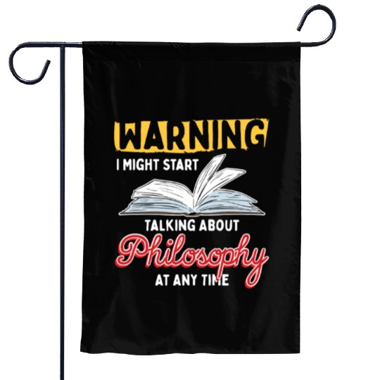 Talking About Philosophy Philosopher Design Garden Flags