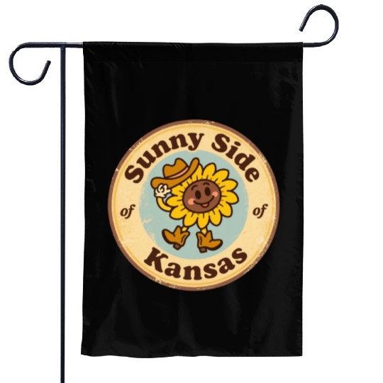 Heart of Kansas Sunflower Prairie Charm Vintage Garden Flags