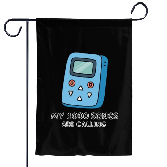 My 1000 Songs Calling MP3 Player 2000s Garden Flags