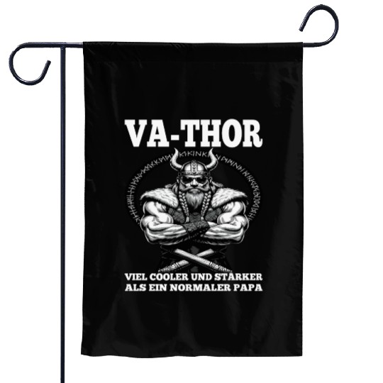 Viking Warrior Man Odin Thor Norman Walhalla Garden Flags