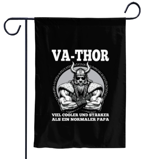 Viking Warrior Man Odin Thor Norman Walhalla Garden Flags