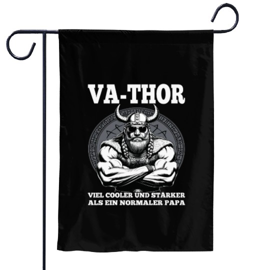 Viking Warrior Man Odin Thor Norman Walhalla Garden Flags