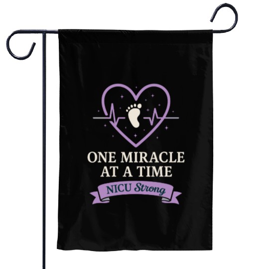 NICU Parent Pride Preemie Warrior Neonatal Garden Flags