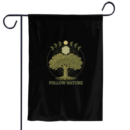 Follow Nature Tree of Life Garden Flags
